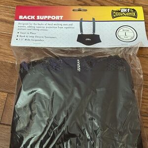 Black Back Support with Suspenders